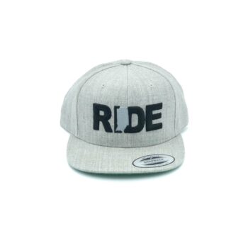 Ride Indiana Classic Flat Brim Hat Gray/Black