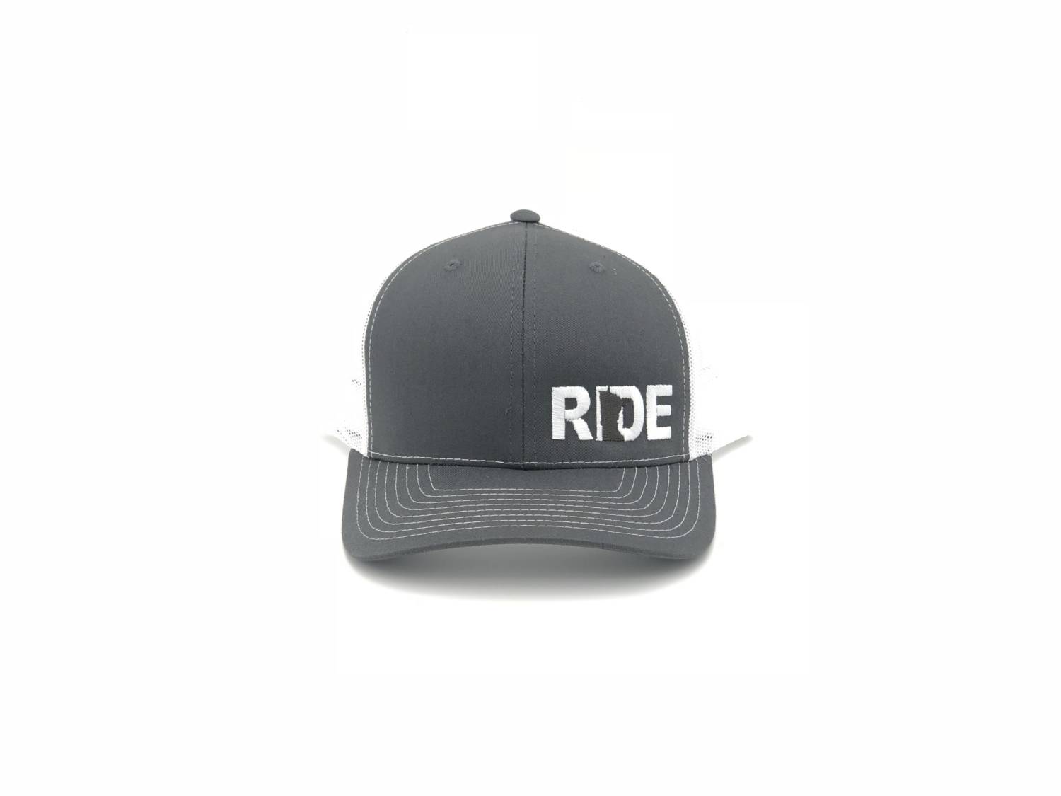 Ride Minnesota Night Out Embroidered Snapback Trucker Hat Charcoal/White
