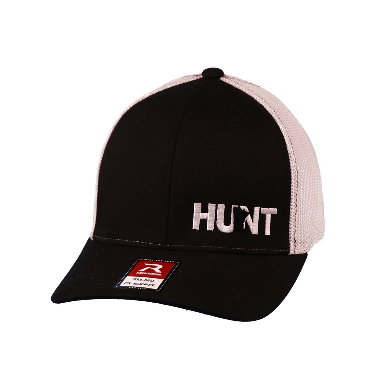Hunt Minnesota Night Out Embroidered Mesh Flexfit Hat Black/White