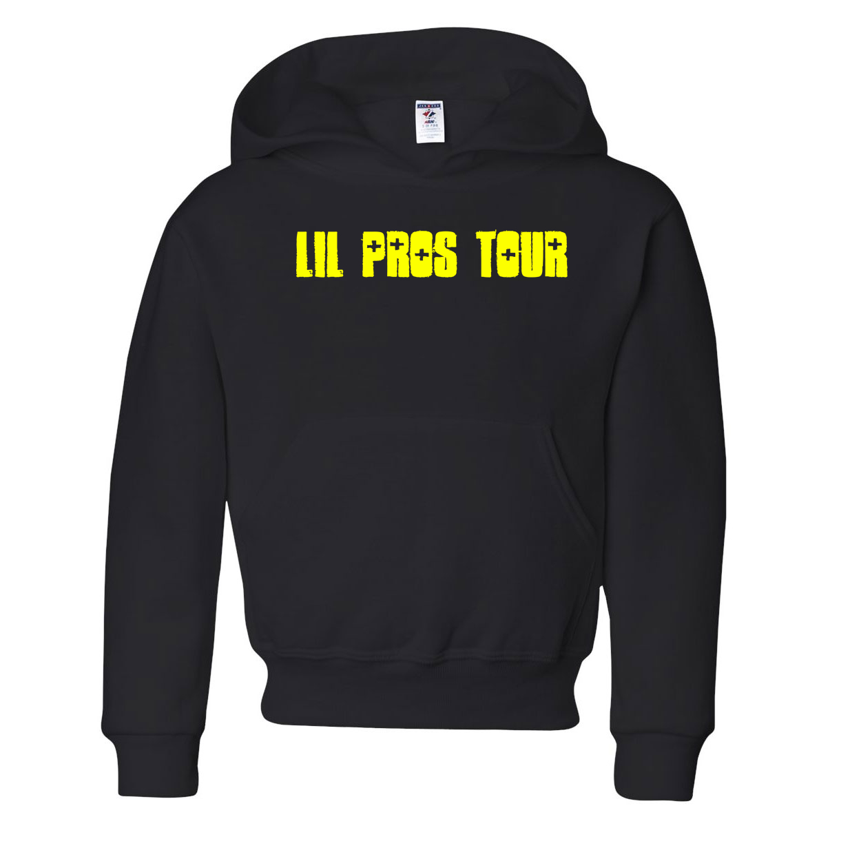 Ride Lil Pros Tour Logo Classic Youth Sweatshirt Black (White Logo)