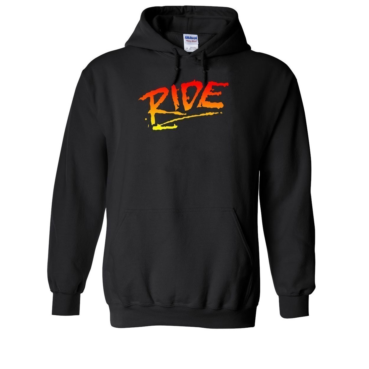 Ride RAD Logo Classic Sweatshirt Black (White Logo)