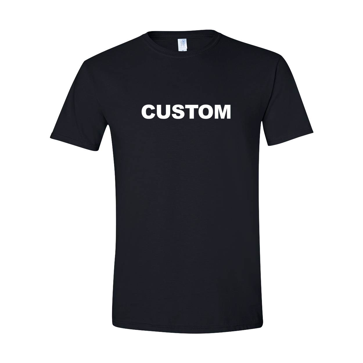 Custom Life Brand Logo Classic T-Shirt Black
