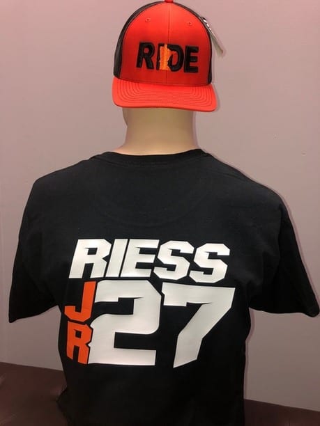 Ride Minnesota JR27 T-Shirt Black/White/Orange