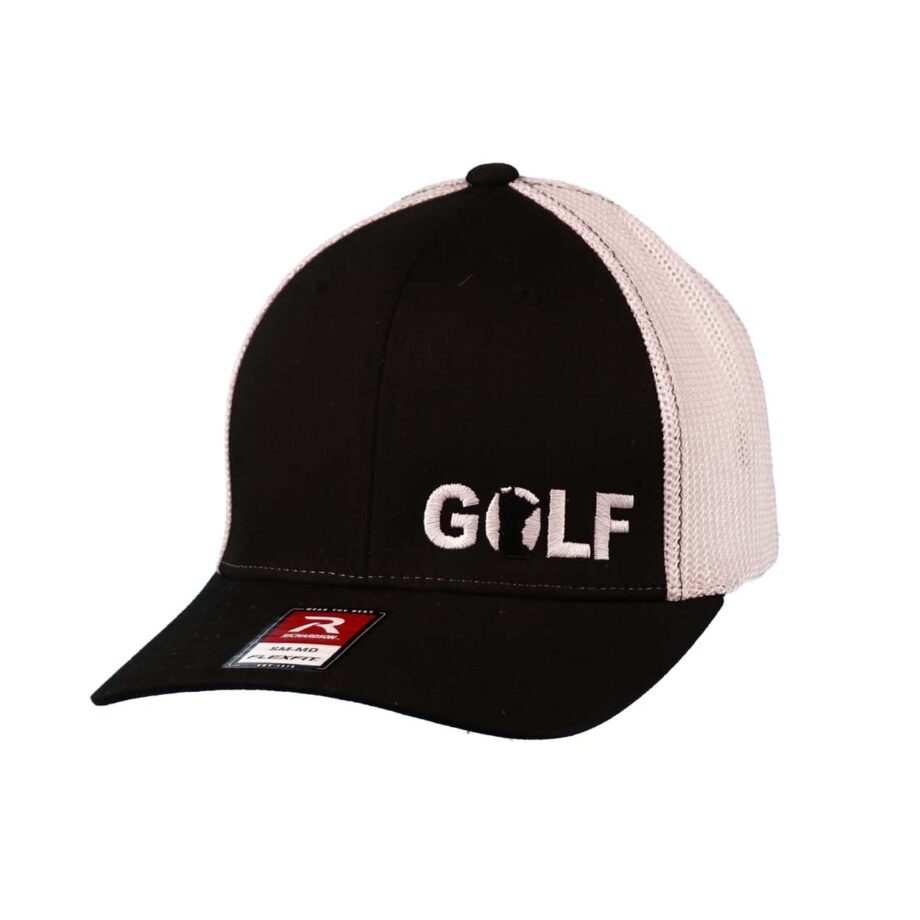 Golf Minnesota Night Out Trucker Flexfit Hat Black_White