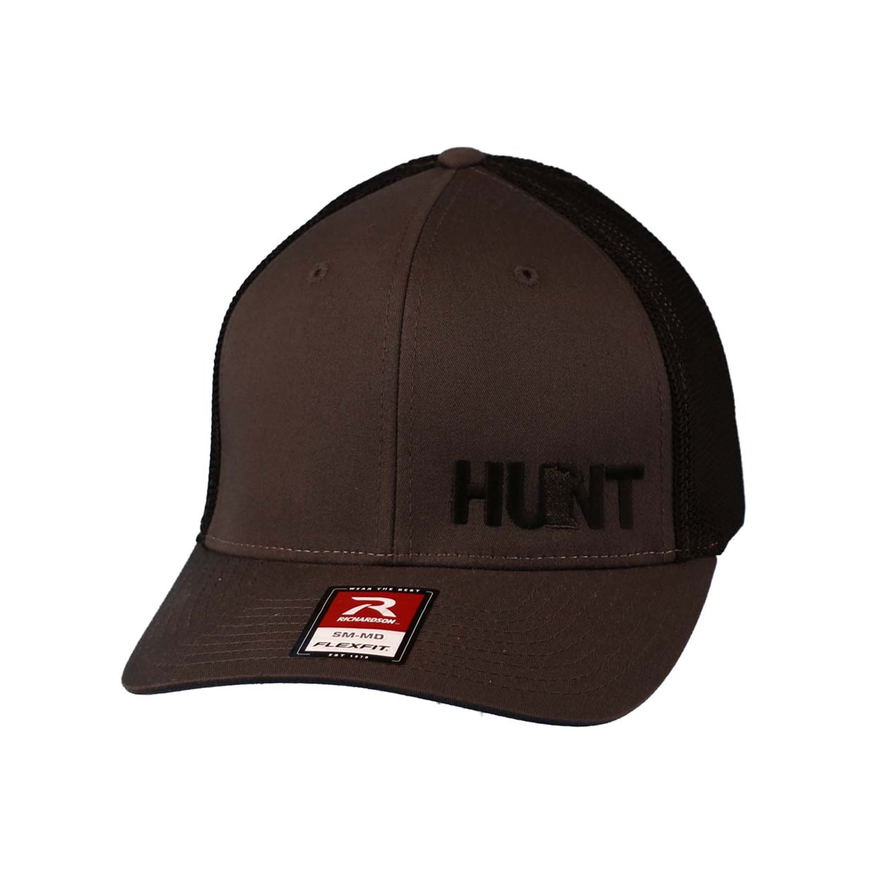 Hunt Minnesota Night Out Embroidered Flex Fit Mesh Hat Gray/Black