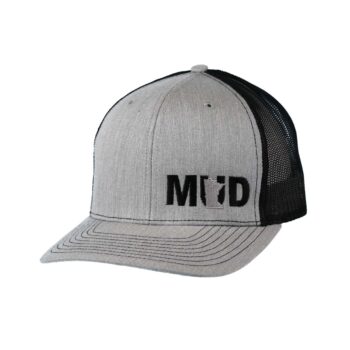 Mud Minnesota Night Out Trucker Snapback Hat Gray_Black