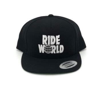 Ride-World-Brand-Series-Classic-Flat-Brim-Snapback-Hat-Black