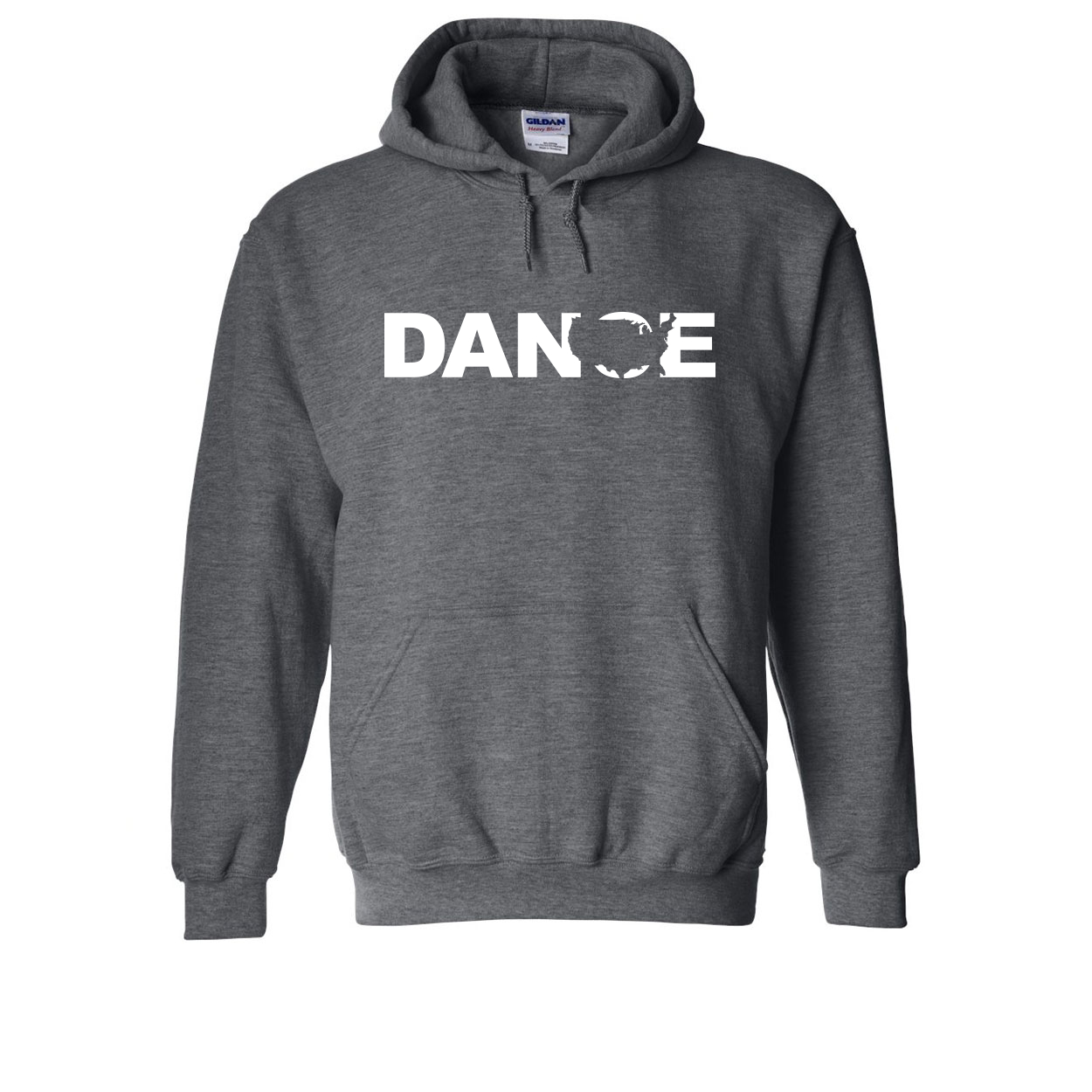 Dance United States Classic Sweatshirt Dark Heather Gray (White Logo)