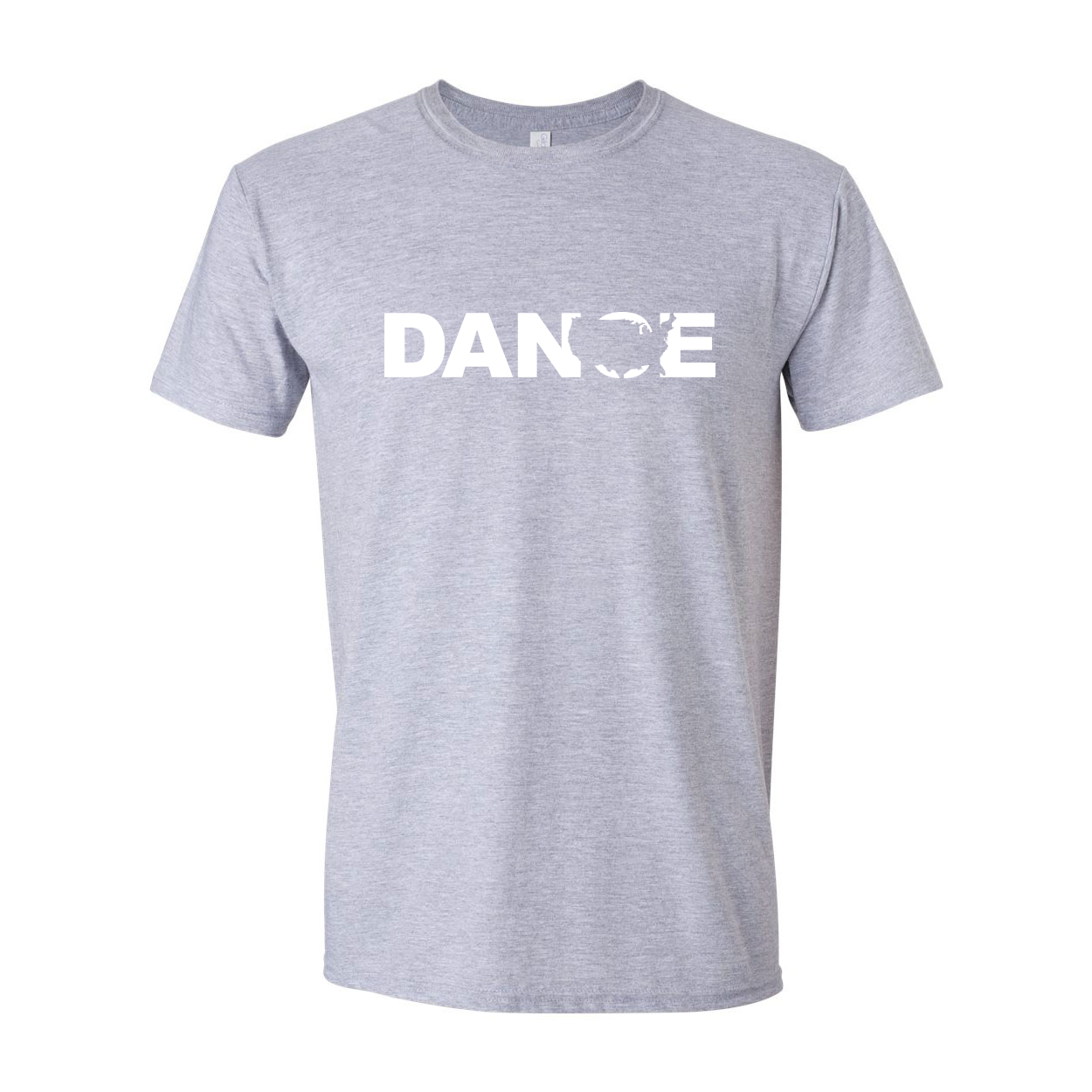 Dance United States Classic T-Shirt Sport Gray (White Logo)