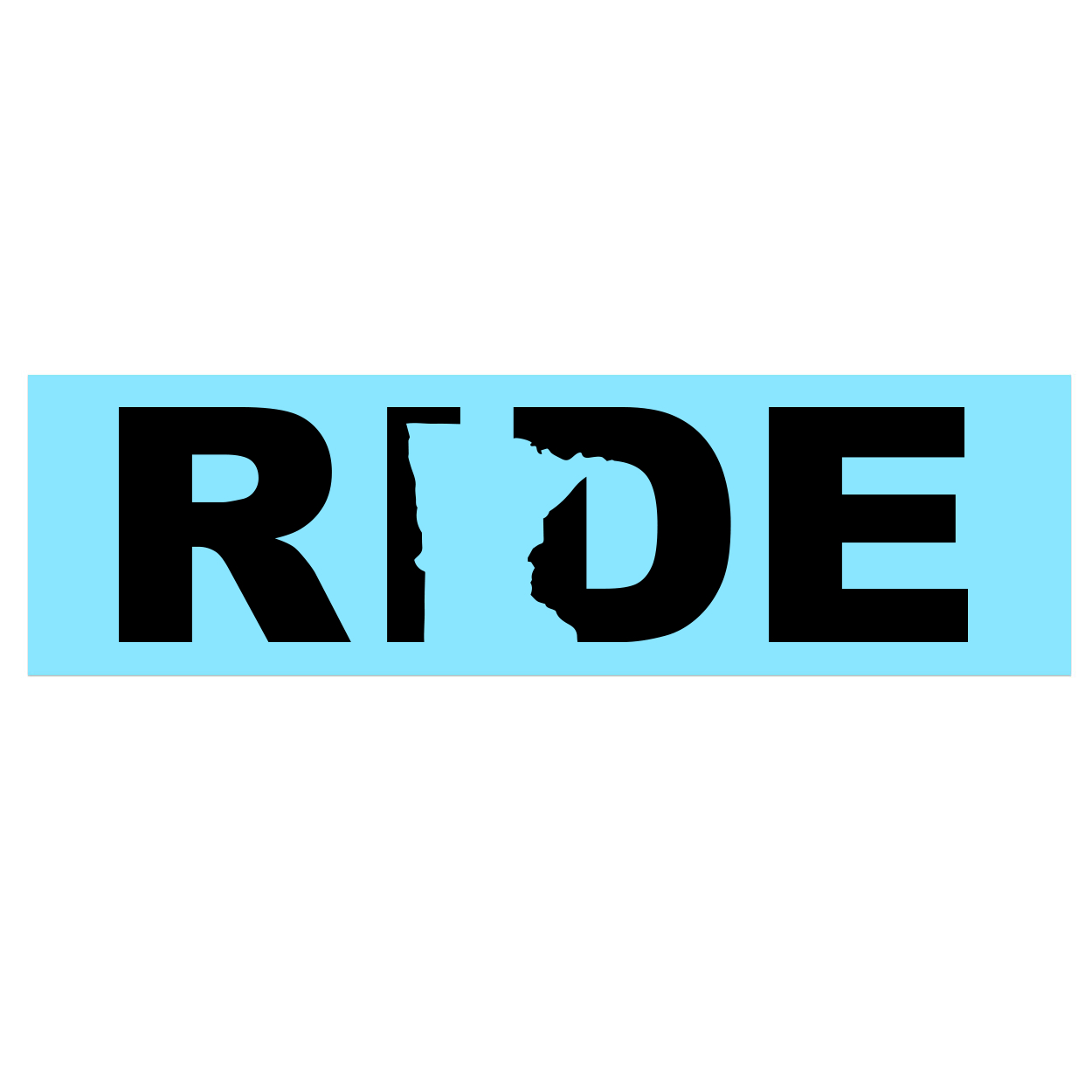 Ride Minnesota Classic Decal (Black Logo)