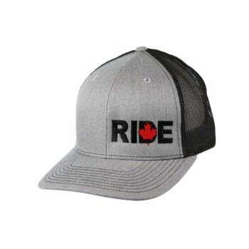 Ride Canada Night Out Trucker Snapback Hat Gray_Black