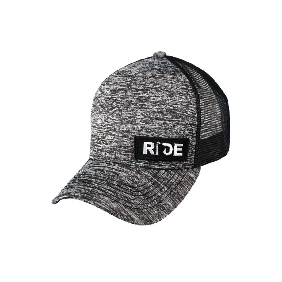 Ride Minnesota Night Out Tag Trucker Snapback Hat Heather Gray