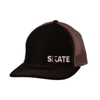 Skate Minnesota Night Out Trucker Snapback Hat Black_White