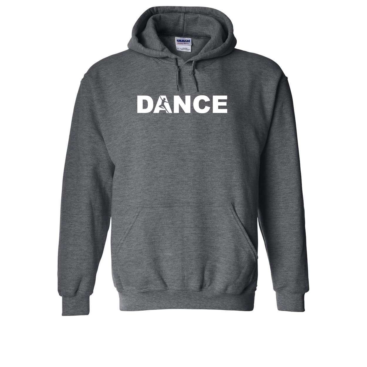 Dance Silhouette Logo Classic Sweatshirt Dark Heather Gray (White Logo)