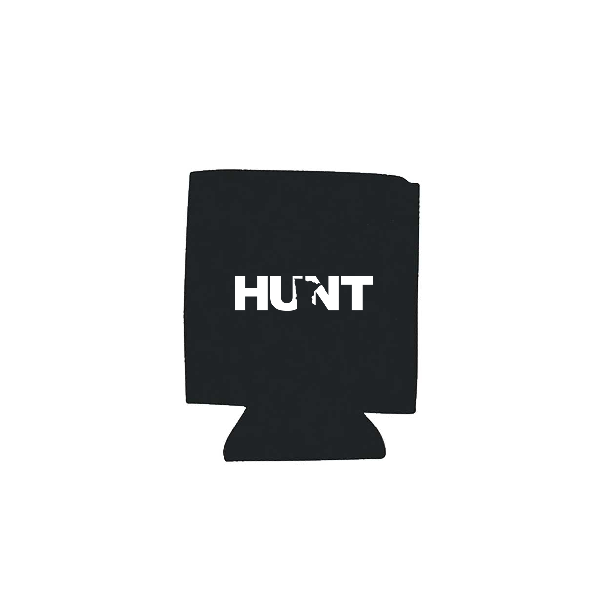 Hunt Minnesota Koozie Black (White Logo)