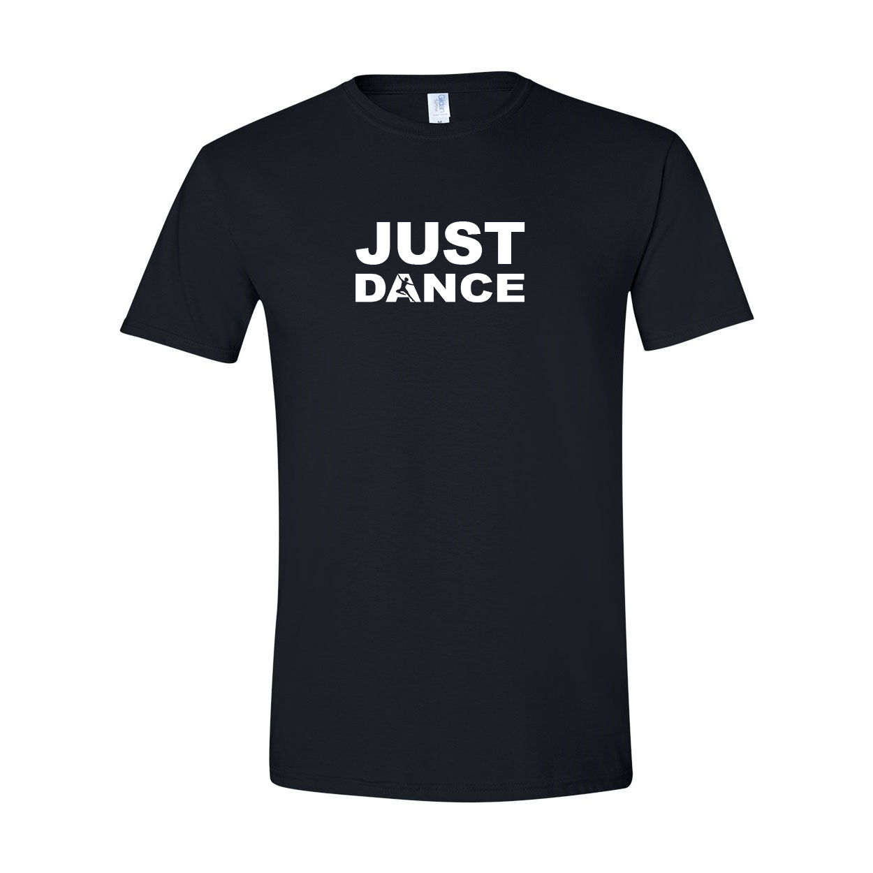 Dance Silhouette Logo JUST DANCE T-Shirt Black (White Logo)