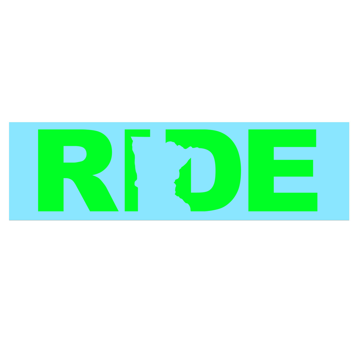 Ride Minnesota Classic Decal (Green Logo)