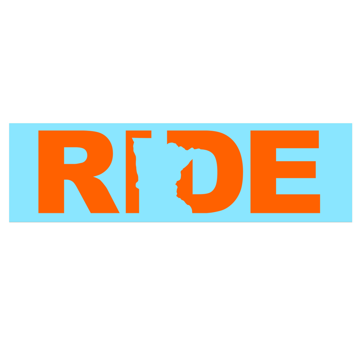Ride Minnesota Classic Decal (Orange Logo)
