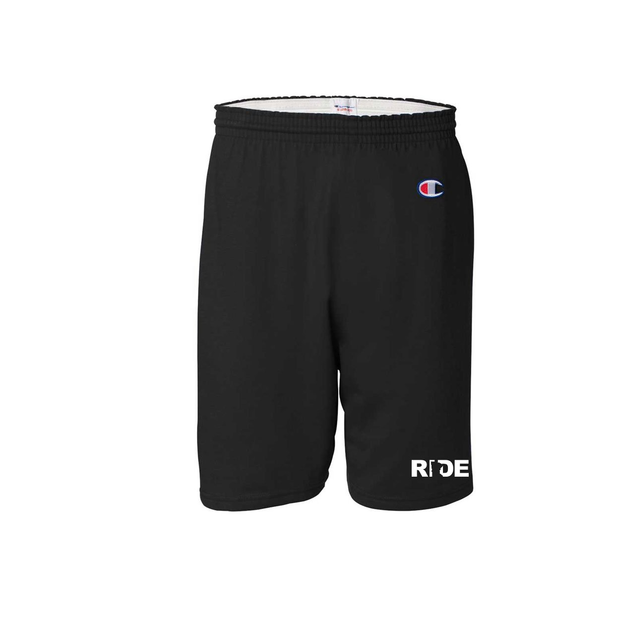 Ride Minnesota Classic Men's Unisex Gym Shorts Black with Pockets Black