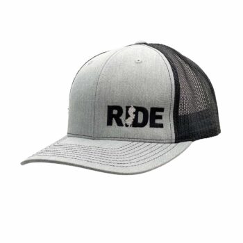 Ride New Jersey Night Out Embroidered Snapback Trucker Hat Gray_Black