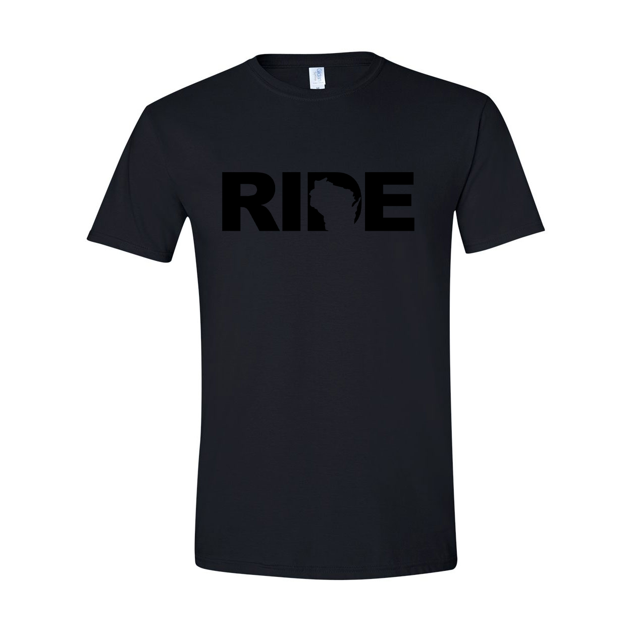 Ride Wisconsin Classic T-Shirt Black (Black Logo)