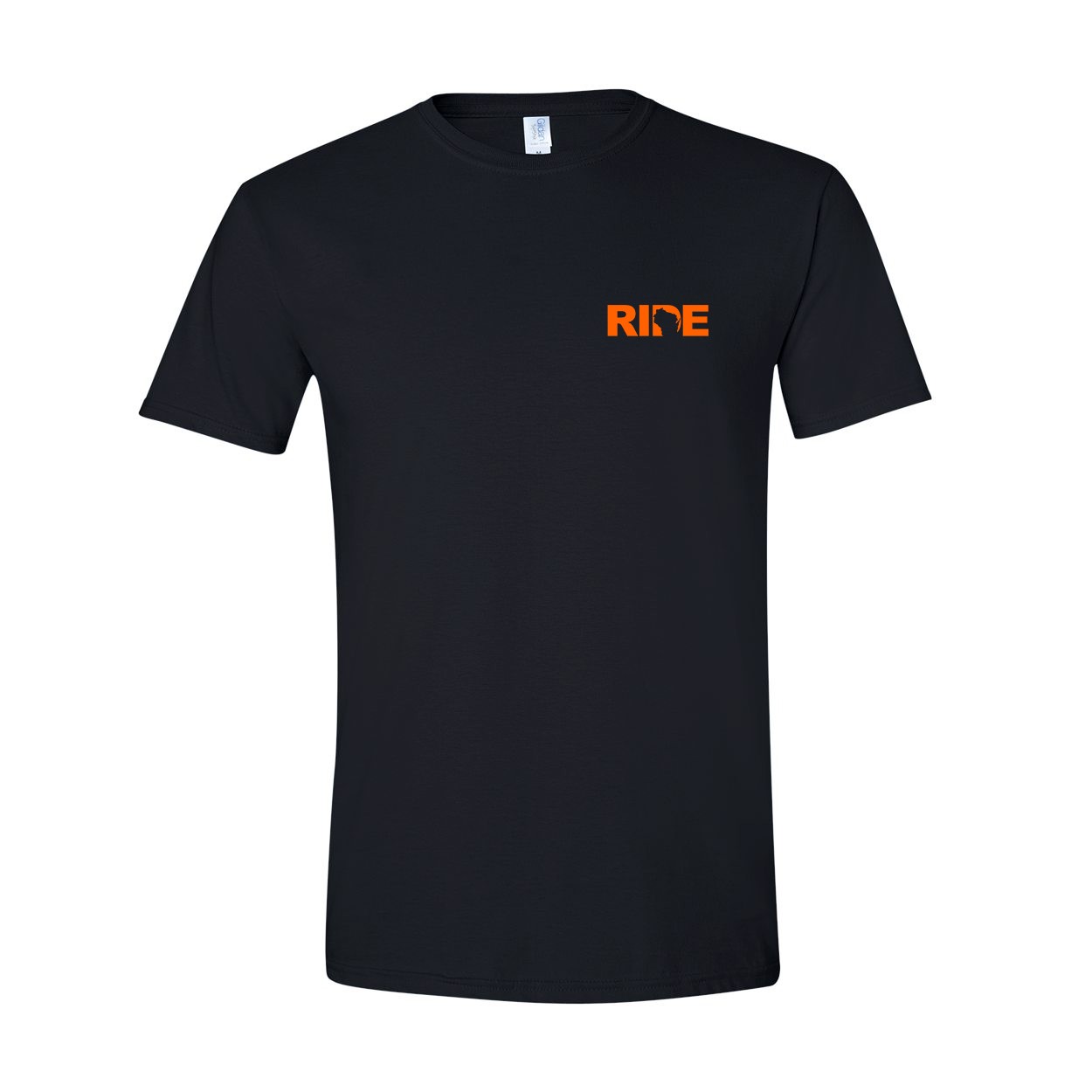 Ride Wisconsin Night Out T-Shirt Black (Orange Logo)