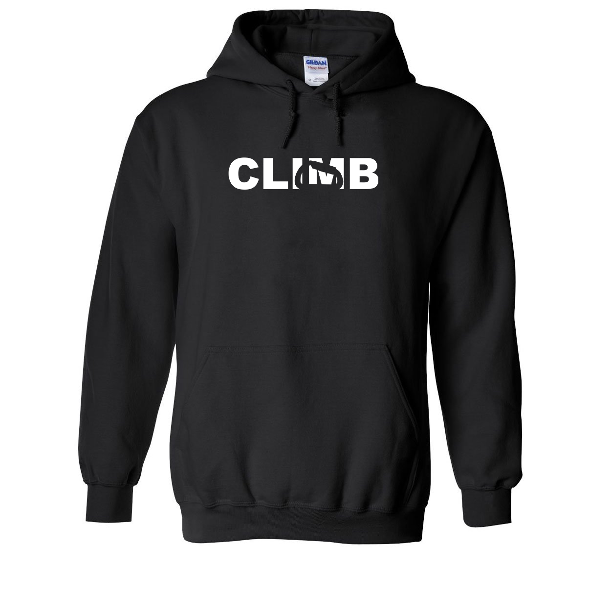 Climb Carabiner Logo Classic Sweatshirt Black (White Logo)
