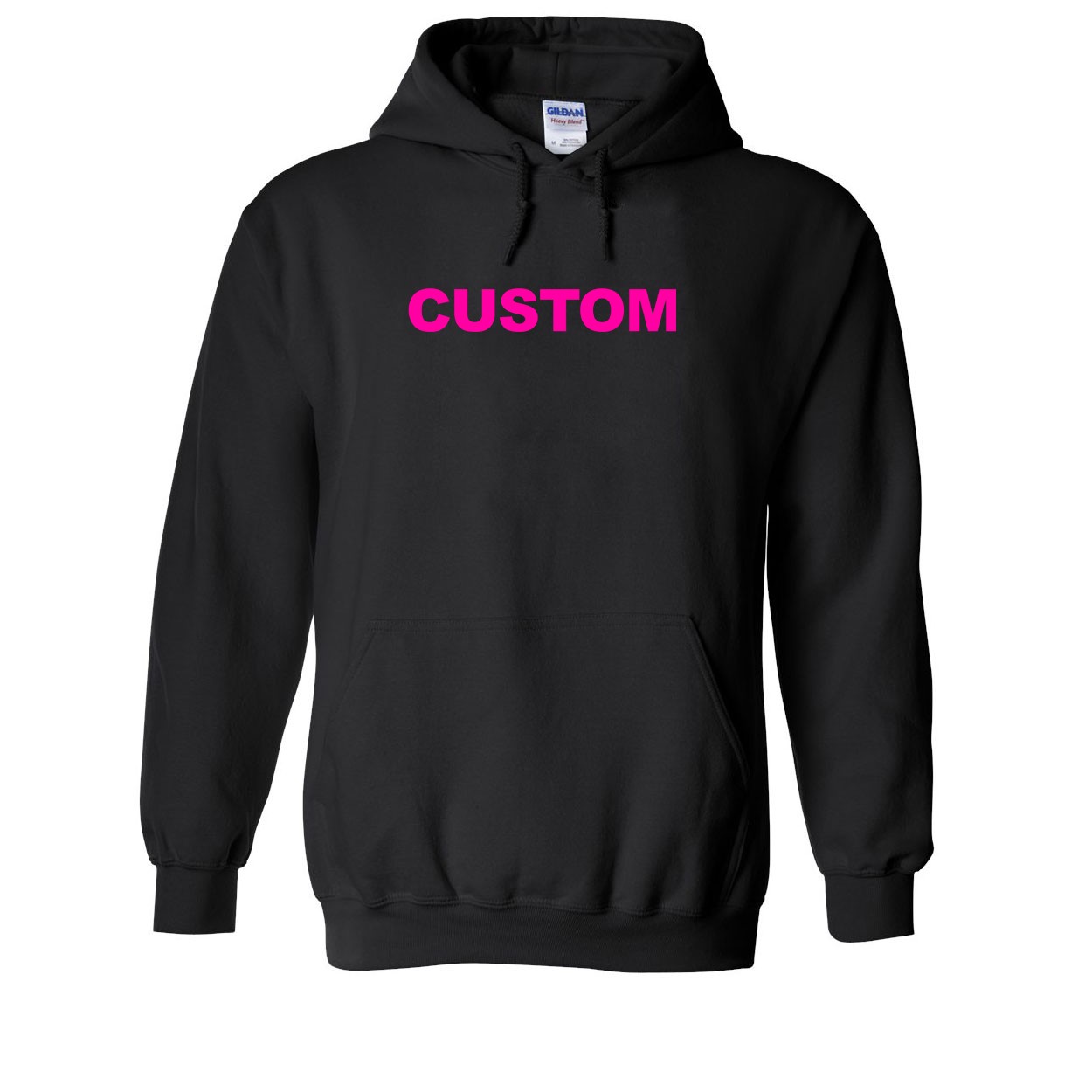 Custom Life Brand Logo Classic Sweatshirt Black (Pink Logo)