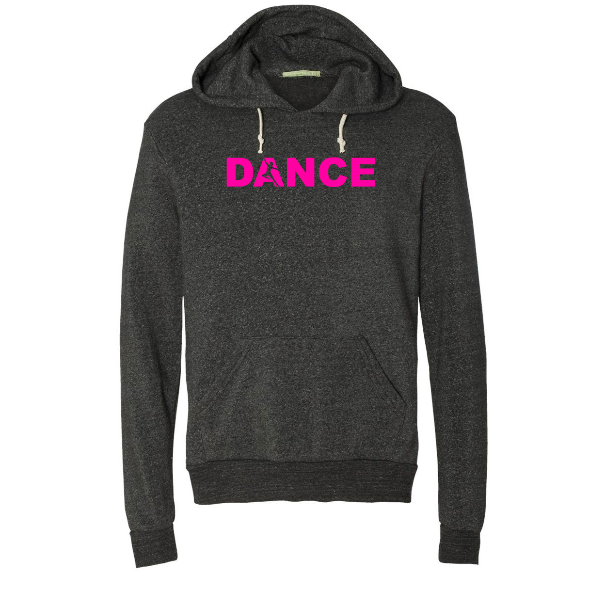 Dance Silhouette Logo Classic Premium Ultra-Soft Sweatshirt Eco Black (Pink Logo)
