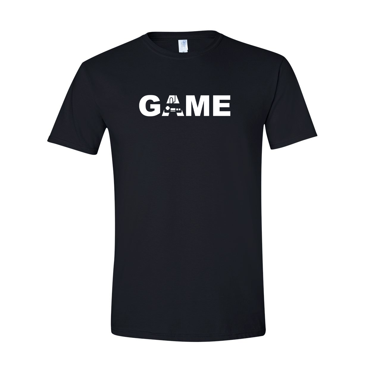 Game Controller Logo Classic T-Shirt Black (White Logo)
