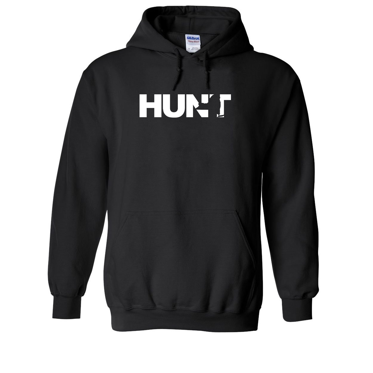 Hunt New York Classic Sweatshirt Black (White Logo)