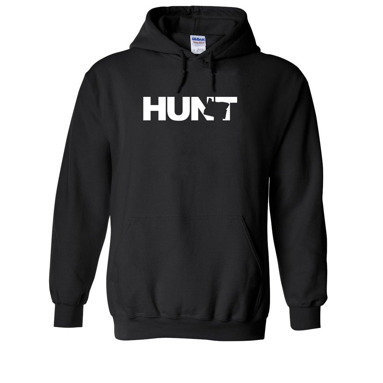 Hunt Oregon Classic Sweatshirt Black (White Logo)