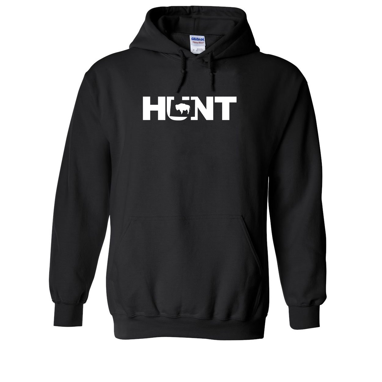 Hunt Wyoming Classic Sweatshirt Black (White Logo)