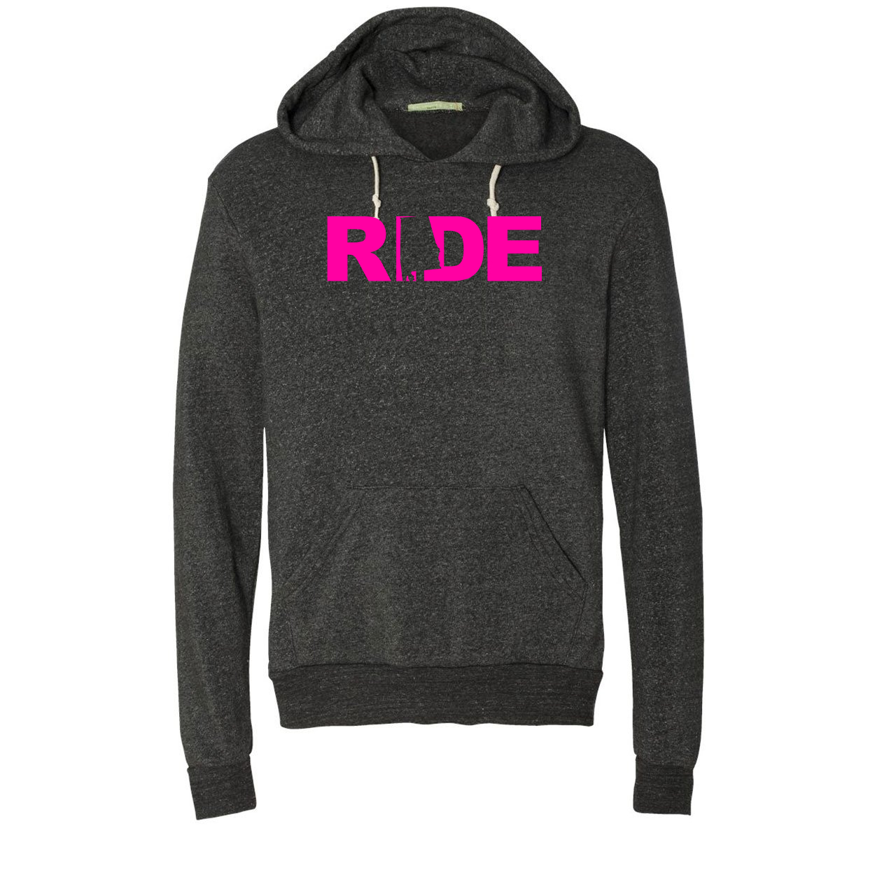 Ride Alabama Classic Premium Ultra-Soft Sweatshirt Eco Black (Pink Logo)