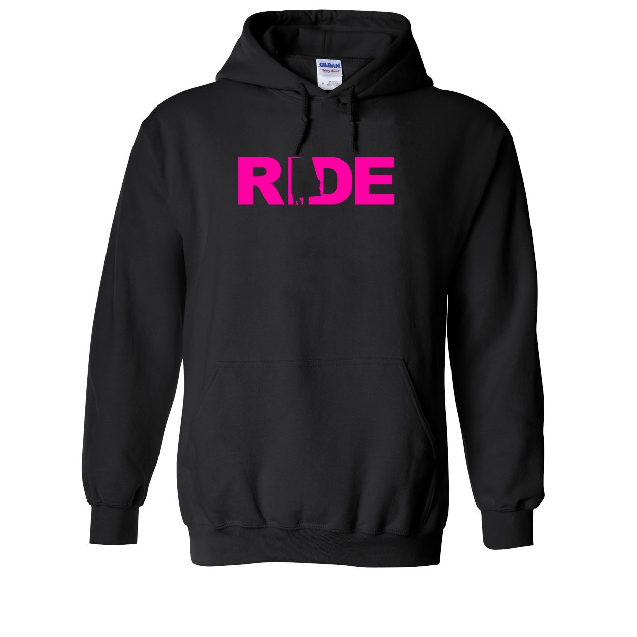 Ride Alabama Classic Sweatshirt Black (Pink Logo)