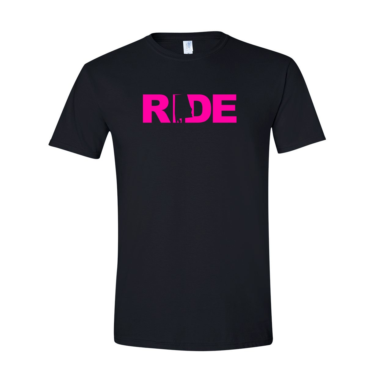 Ride Alabama Classic T-Shirt Black (Pink Logo)