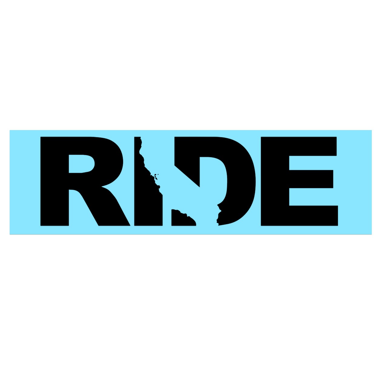 Ride California Classic Decal (Black Logo)