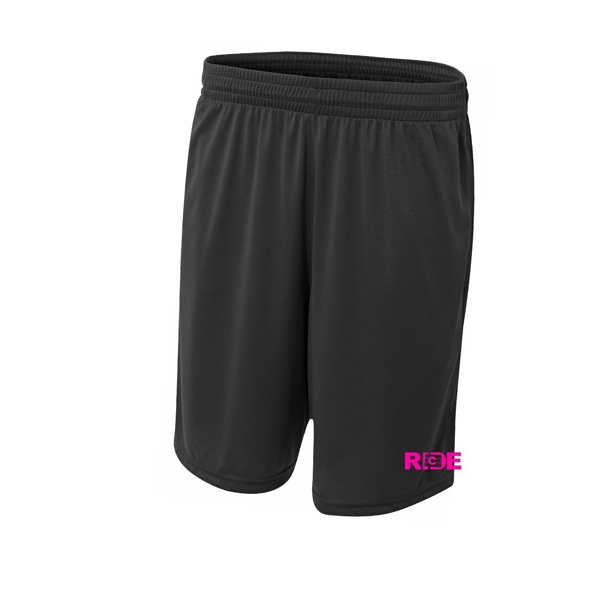 Ride Colorado Classic Youth Unisex Shorts Black (Pink Logo)
