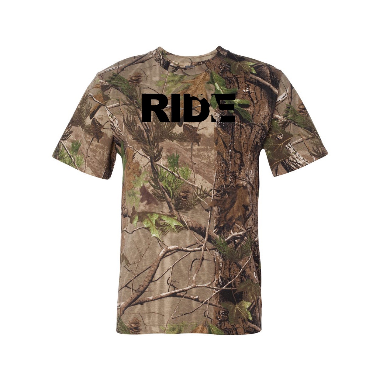 Ride Florida Classic Premium T-Shirt RealTree Camo (Black Logo)