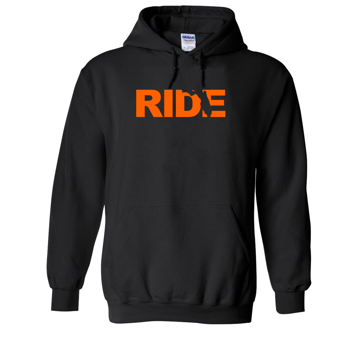 Ride Florida Classic Sweatshirt Black (Orange Logo)