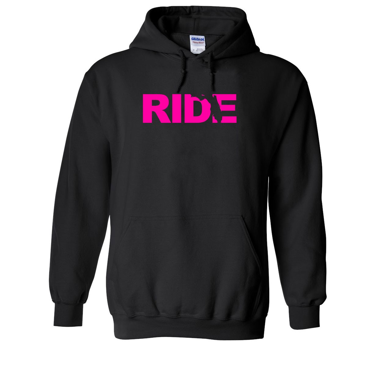 Ride Florida Classic Sweatshirt Black (Pink Logo)