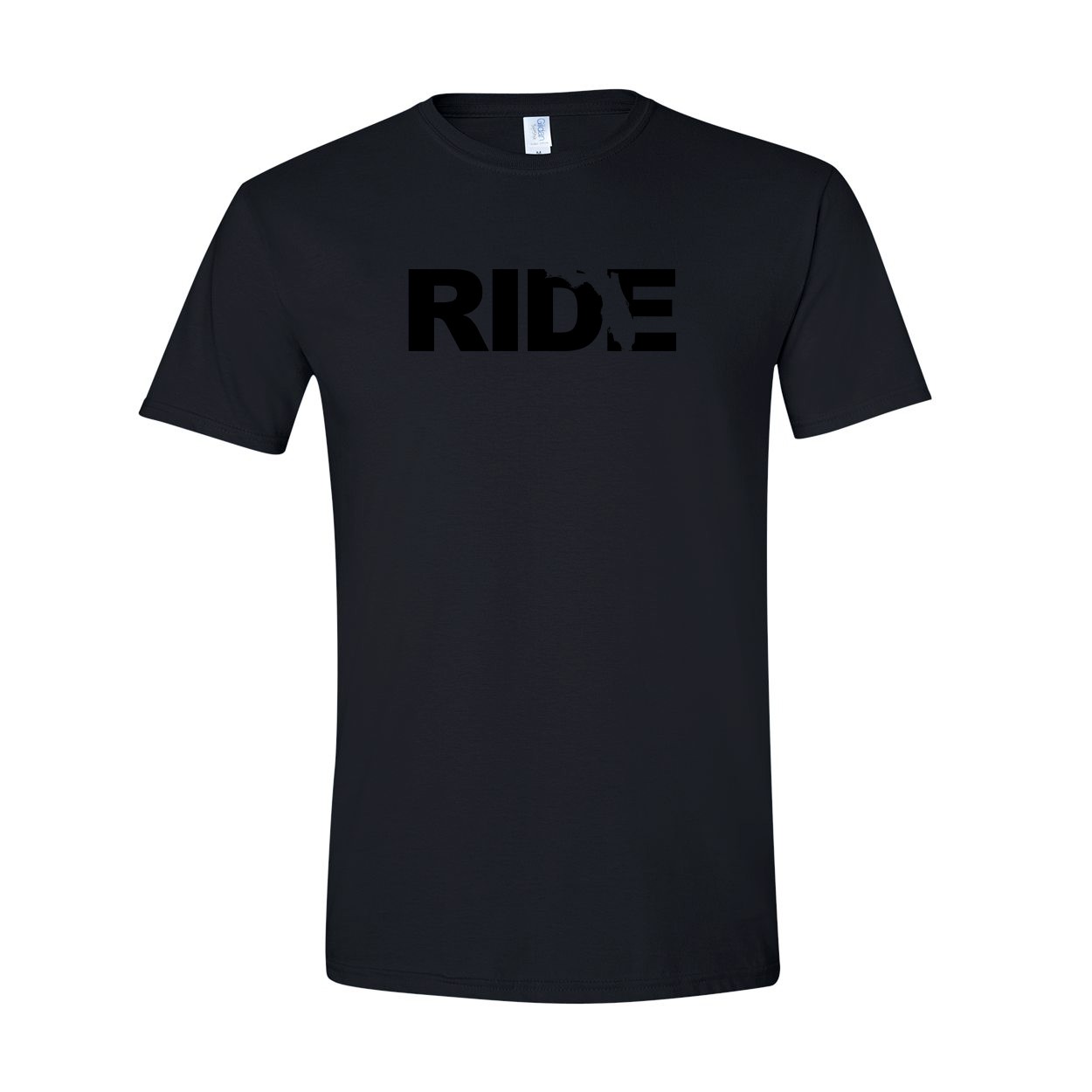 Ride Florida Classic T-Shirt Black (Black Logo)