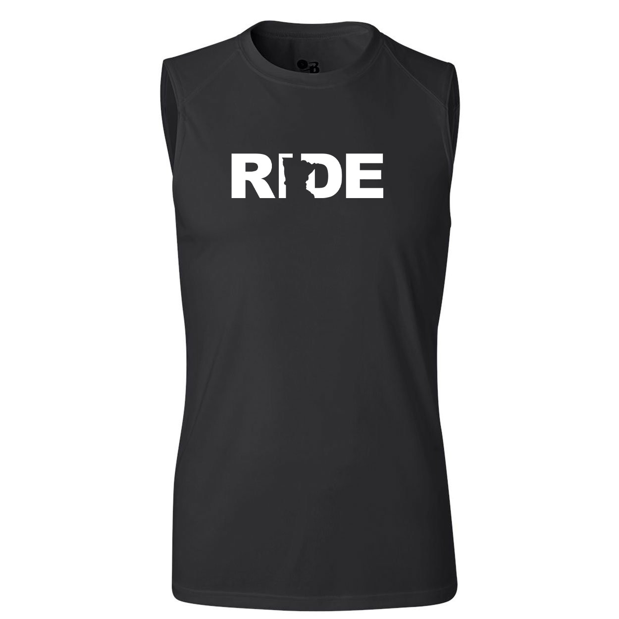 Ride Minnesota Classic Unisex Performance Sleeveless T-Shirt Black