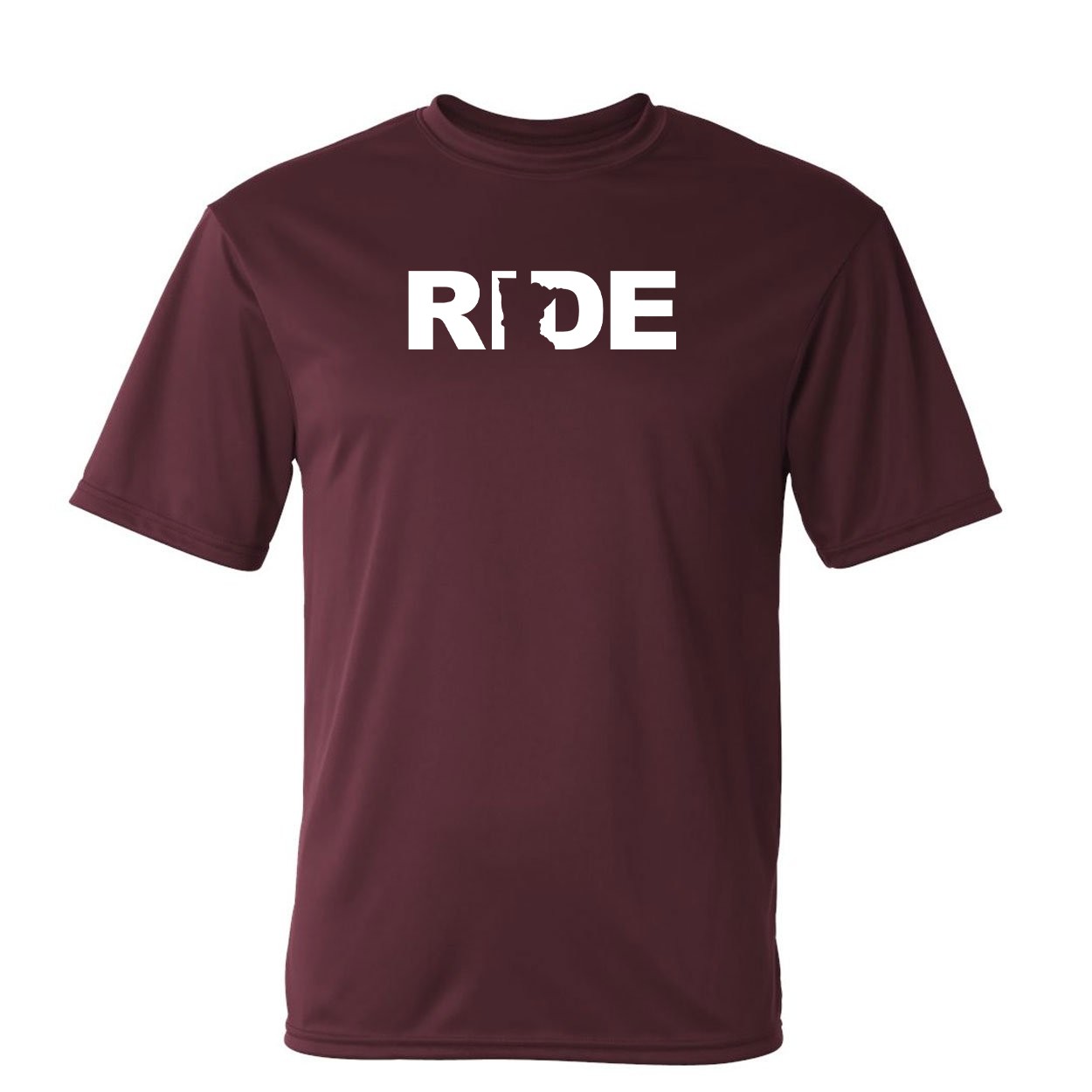 Ride Minnesota Classic Unisex Performance T-Shirt Maroon