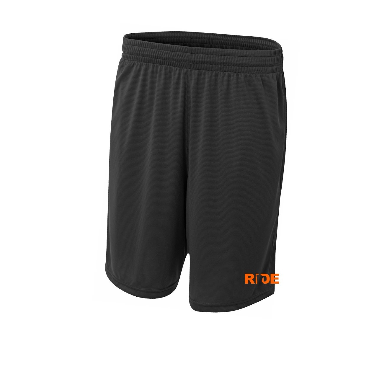 Ride Minnesota Classic Youth Unisex Shorts Black (Orange Logo)