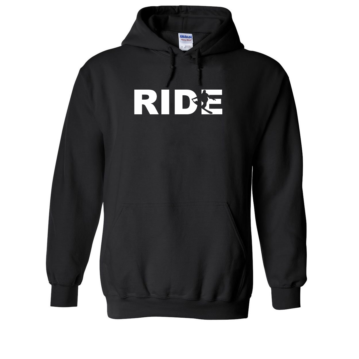 Ride Snowboard Logo Classic Sweatshirt Black (White Logo)
