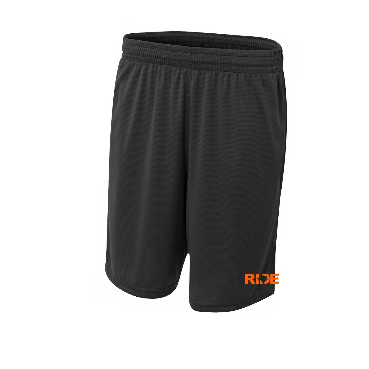 Ride Texas Classic Youth Unisex Shorts Black (Orange Logo)