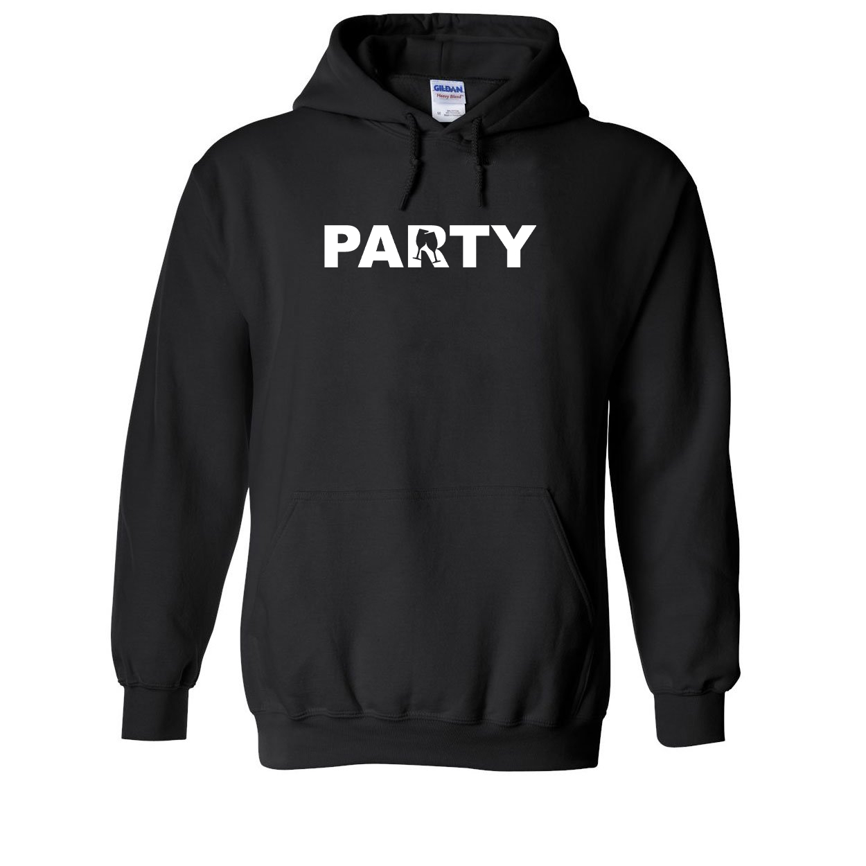 Party Cheers Logo Classic Sweatshirt Black (White Logo)