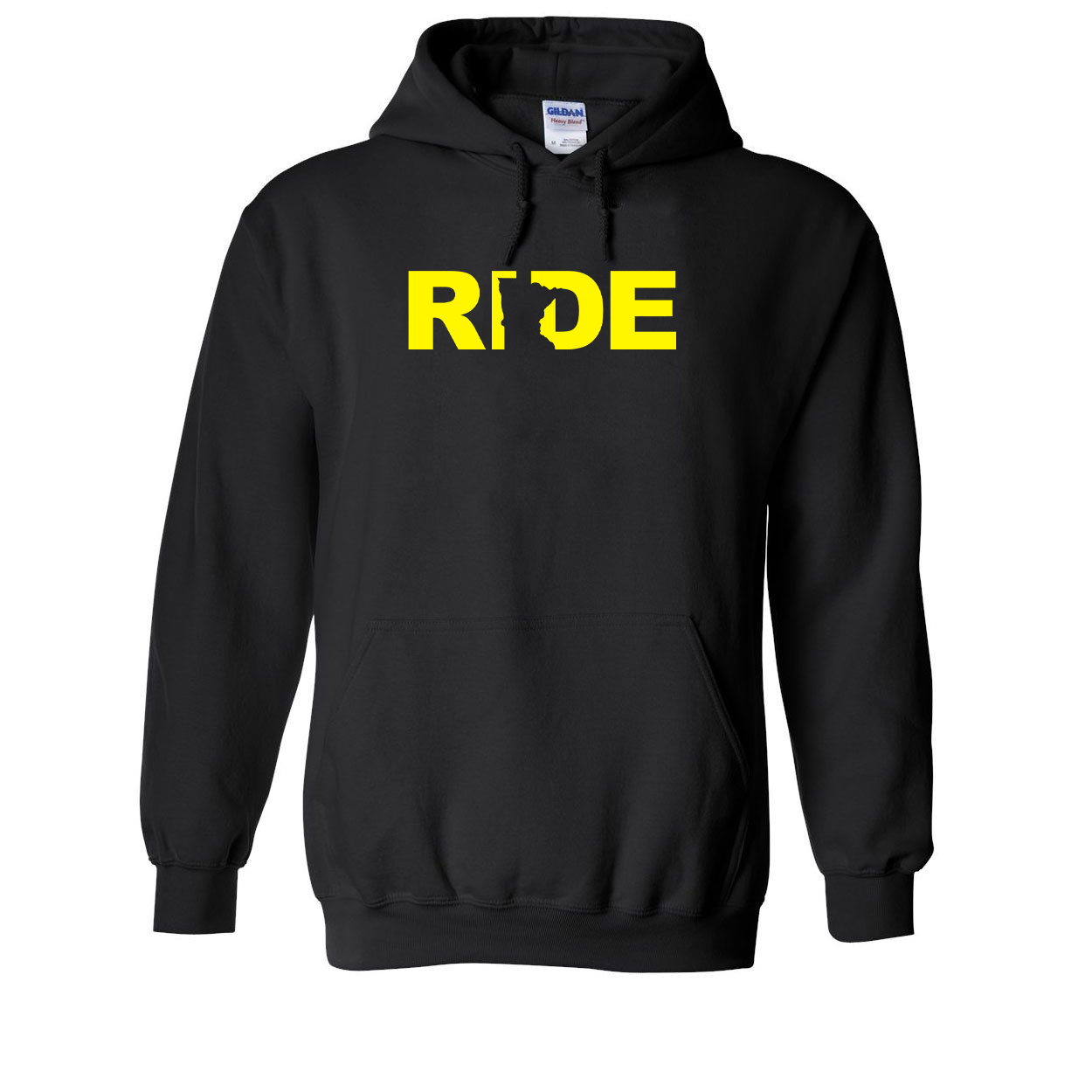 Ride Minnesota Classic Sweatshirt Black (Yellow Logo)