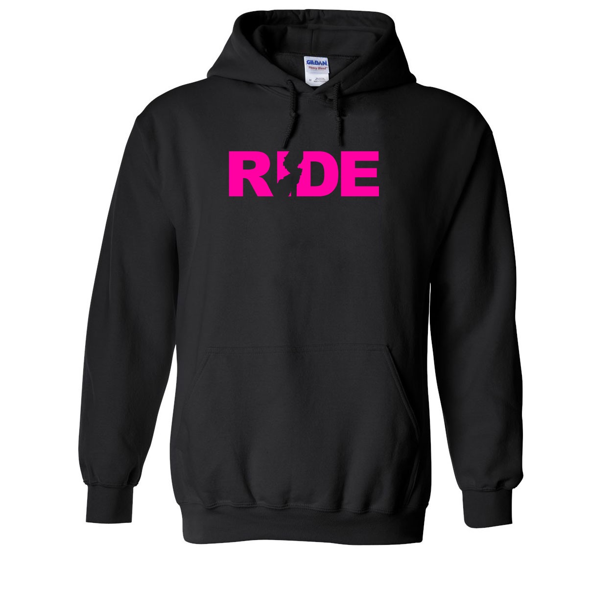 Ride New Jersey Classic Sweatshirt Black (Pink Logo)